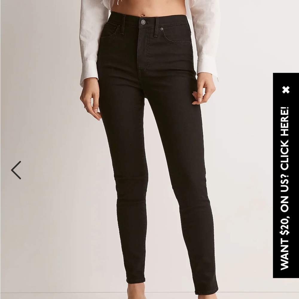 27T 10 inch high rise skinny with raw hem MADEWELL